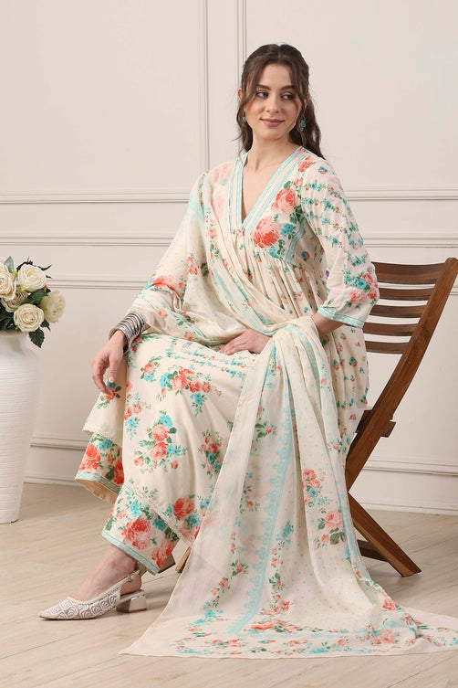 Biba Ladies Palazzo Suit - Roop Darshan