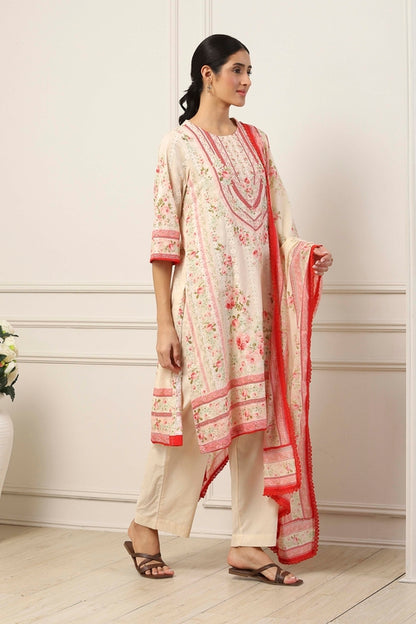 Biba Straight Kamiz &amp; Pant - Roop Darshan