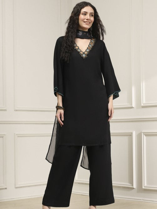 Ladies Rayon Palazzo Suit 36X46 - Roop Darshan