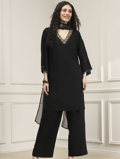 Ladies Rayon Palazzo Suit 36X46 - Roop Darshan