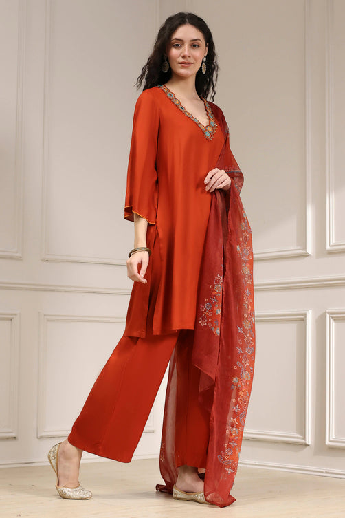 Ladies Rayon Palazzo Suit 36X46 - Roop Darshan