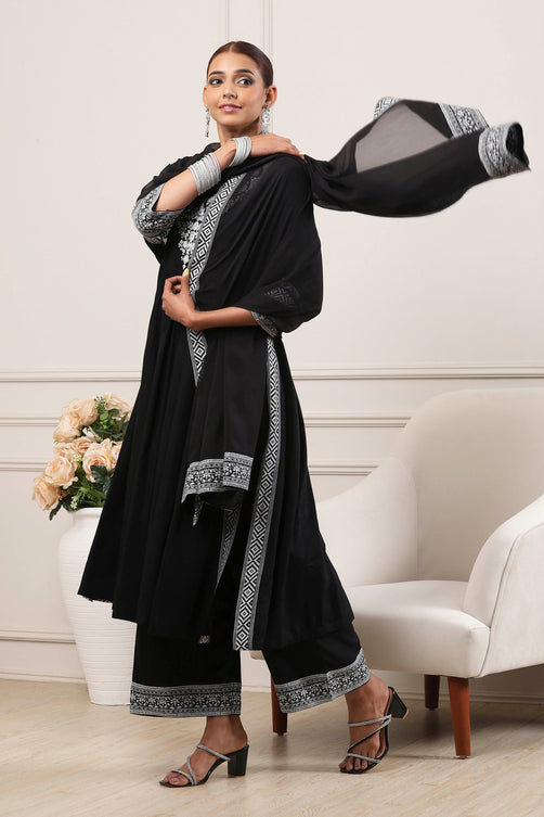 Biba Palazzo Suit - Roop Darshan