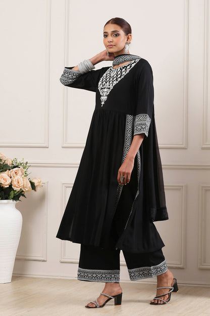 Biba Palazzo Suit - Roop Darshan