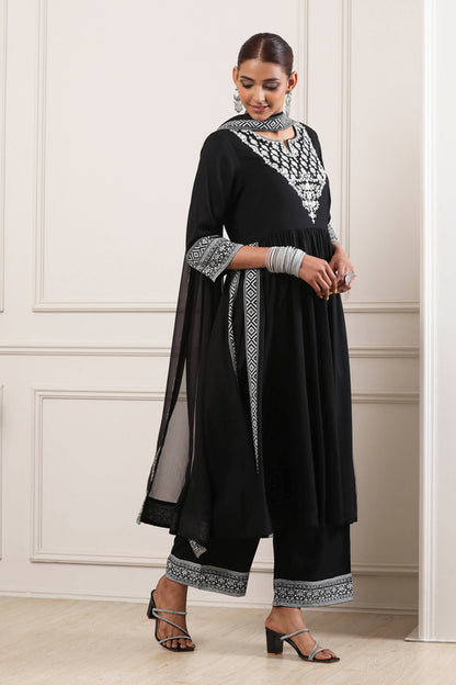 Biba Palazzo Suit - Roop Darshan