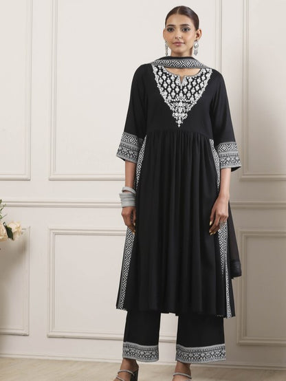 Biba Palazzo Suit - Roop Darshan