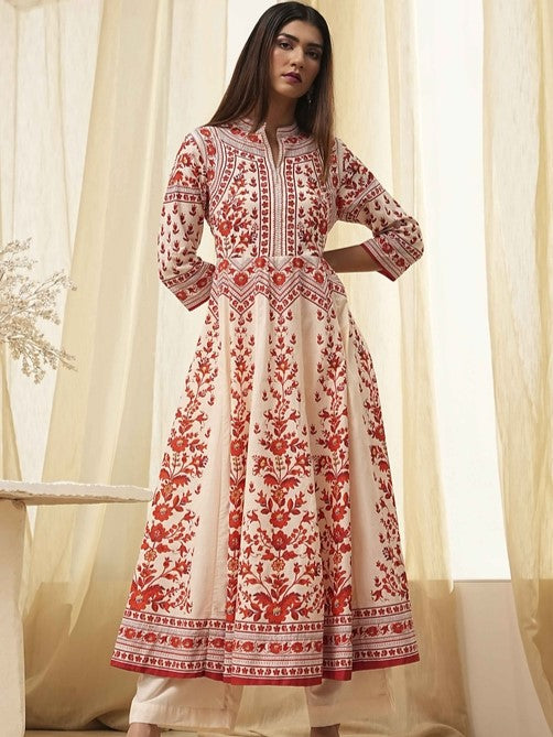 Biba Kurta With Palazzo Suit - Roop Darshan