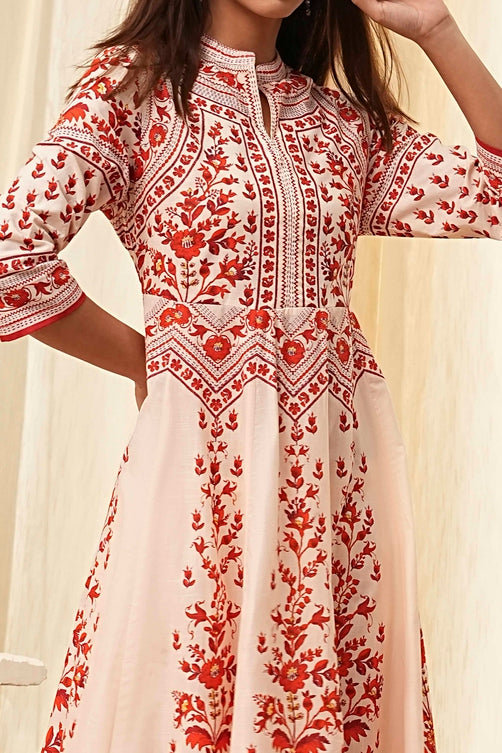 Biba Kurta With Palazzo Suit - Roop Darshan