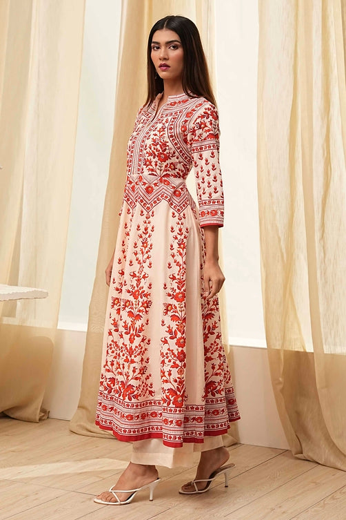 Biba Kurta With Palazzo Suit - Roop Darshan