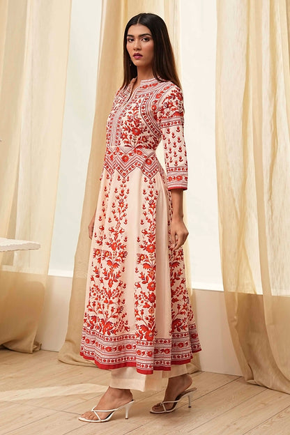 Biba Kurta With Palazzo Suit - Roop Darshan