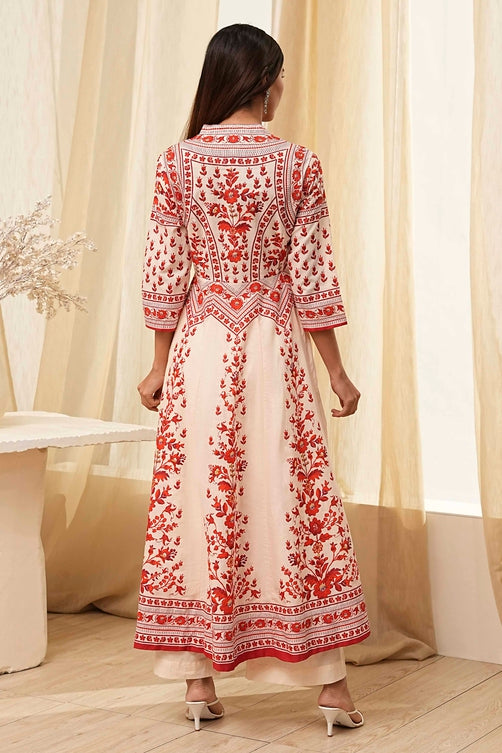 Biba Kurta With Palazzo Suit - Roop Darshan
