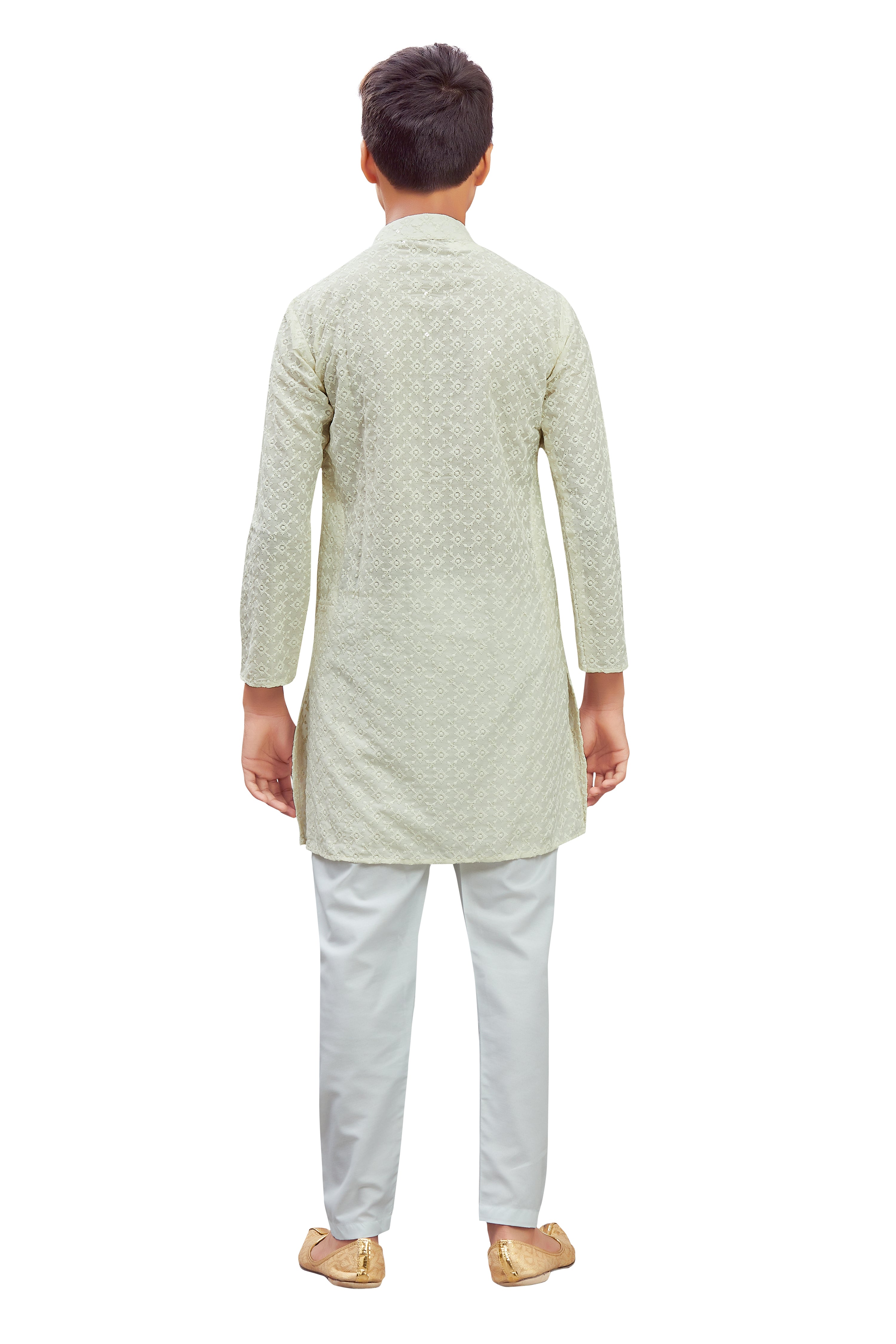 Boys Embroidered Kurta Set - Roop Darshan
