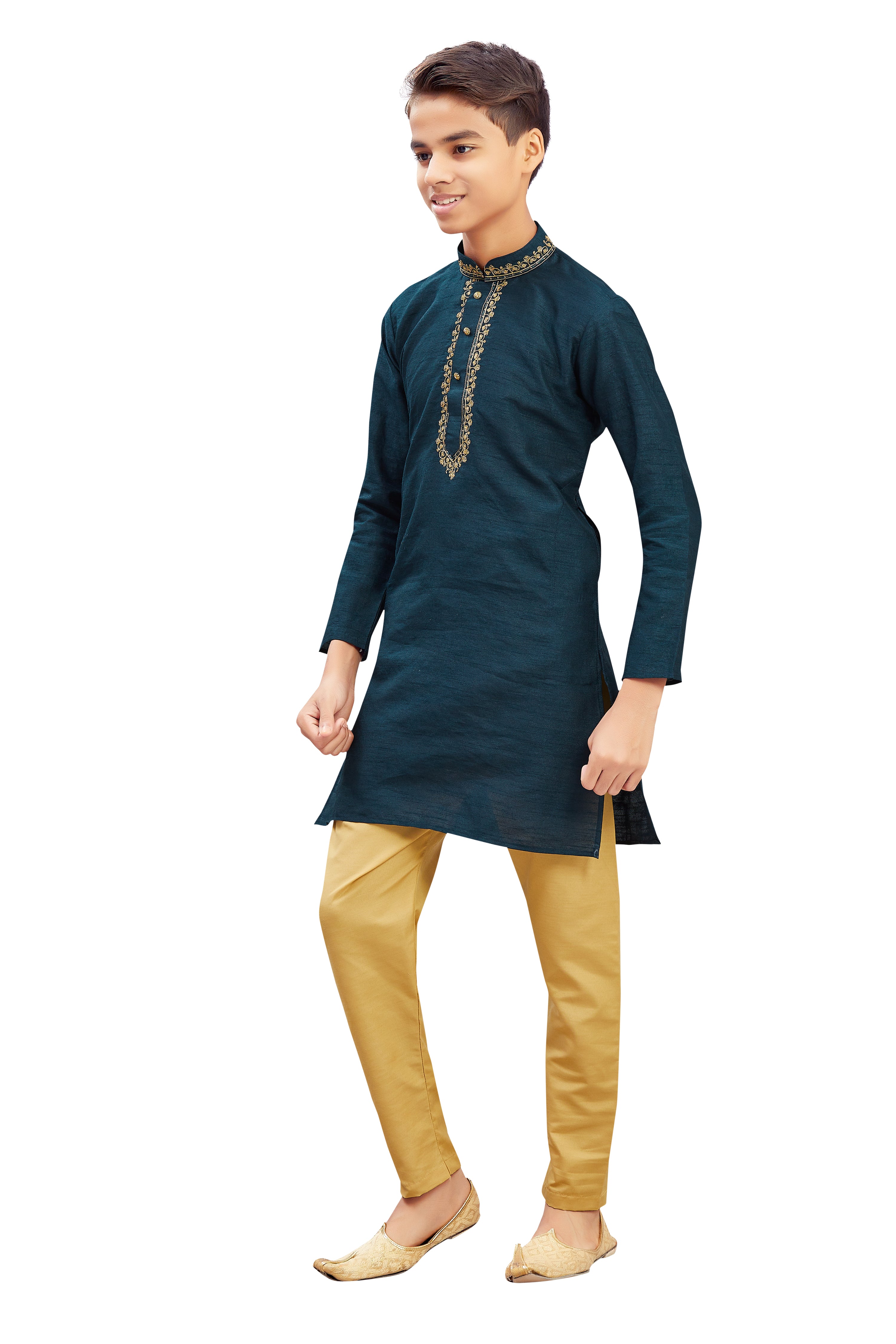 Boys Embroidered Kurta - Roop Darshan