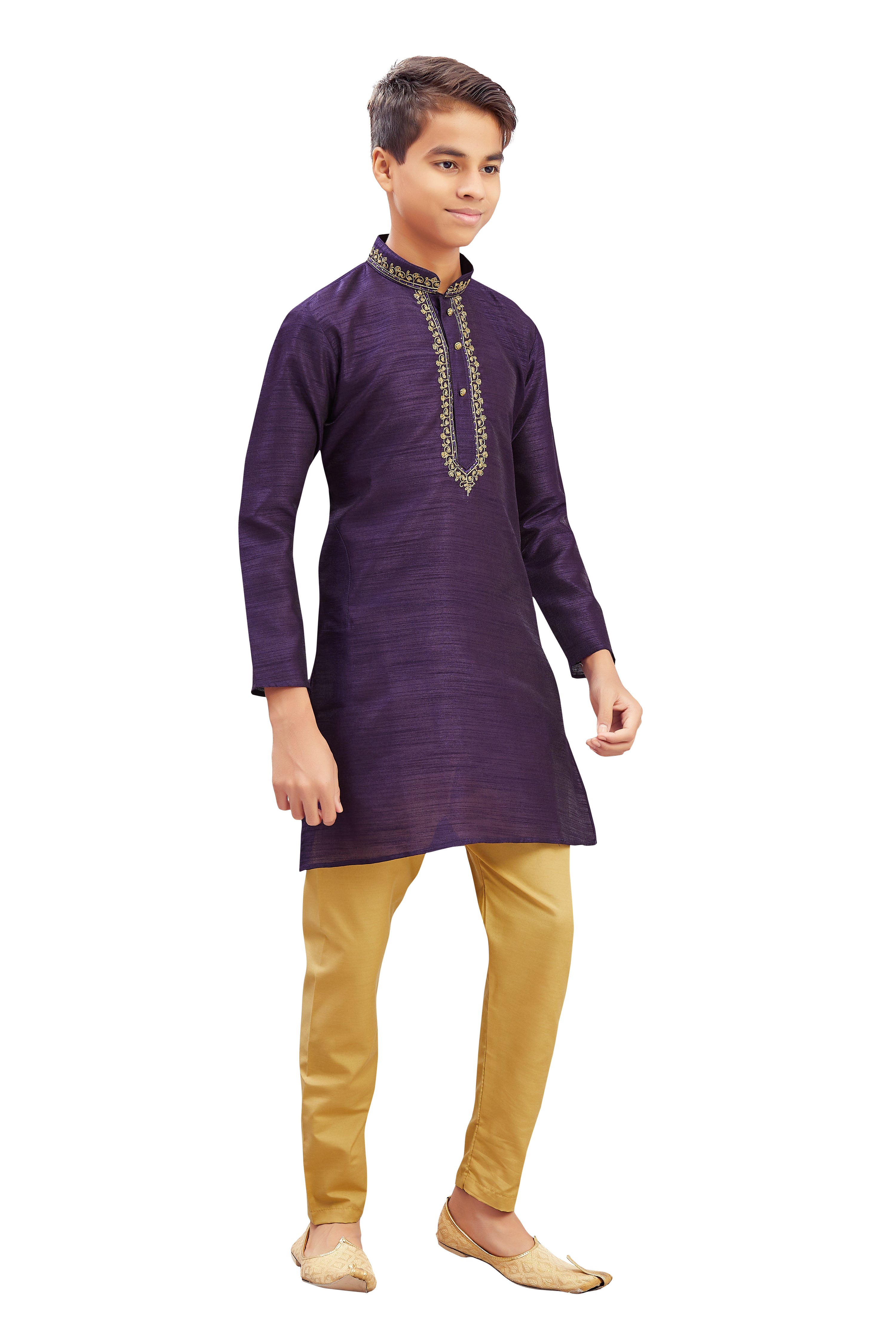 Boys Embroidered Kurta - Roop Darshan