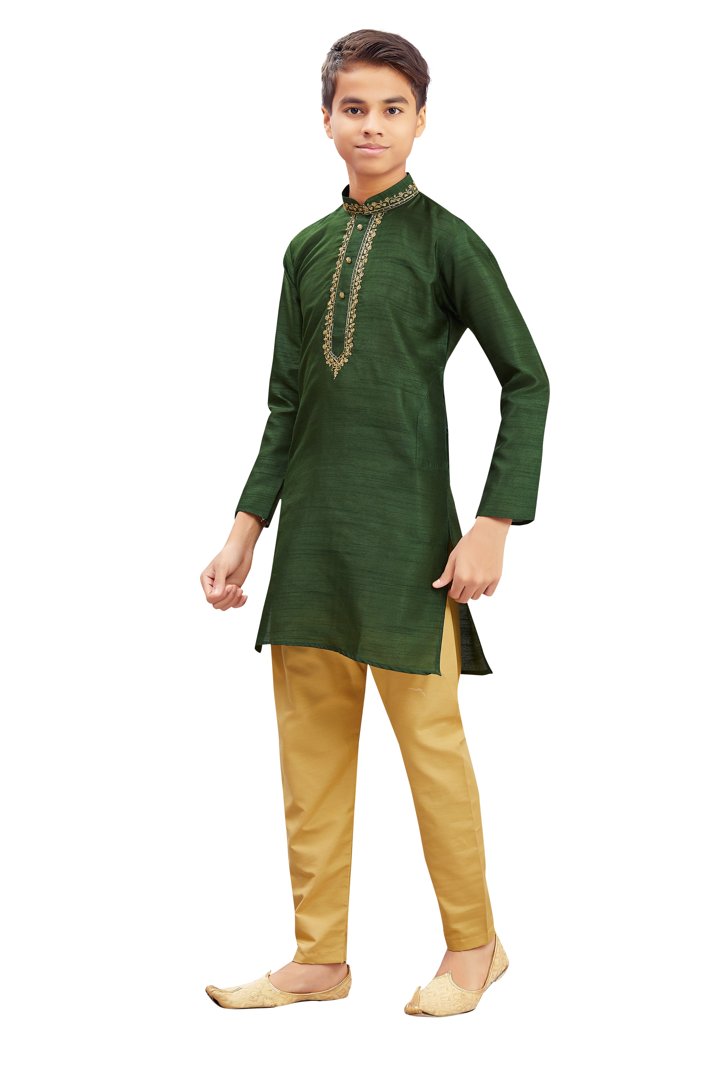 Boys Embroidered Kurta - Roop Darshan