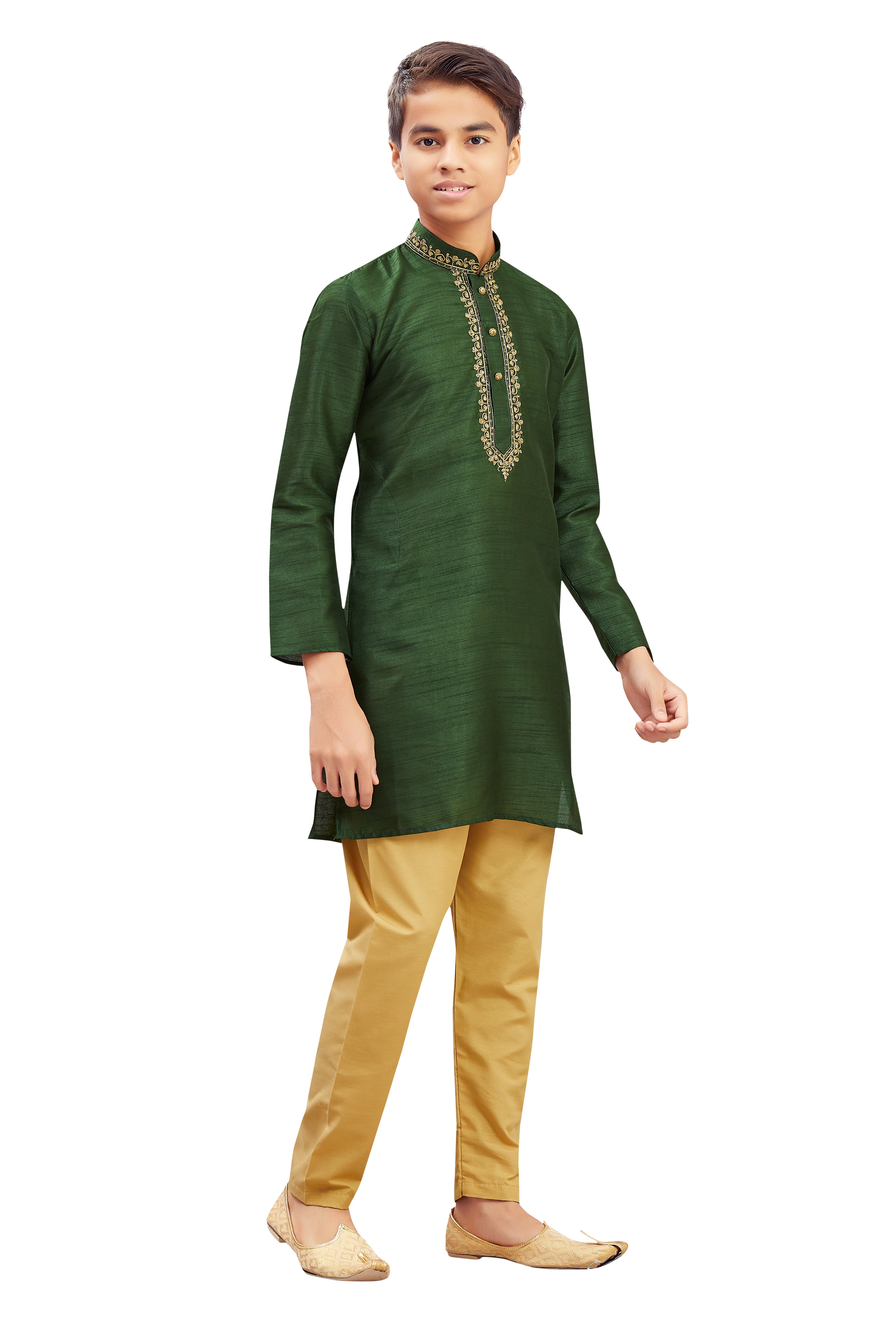 Boys Embroidered Kurta - Roop Darshan