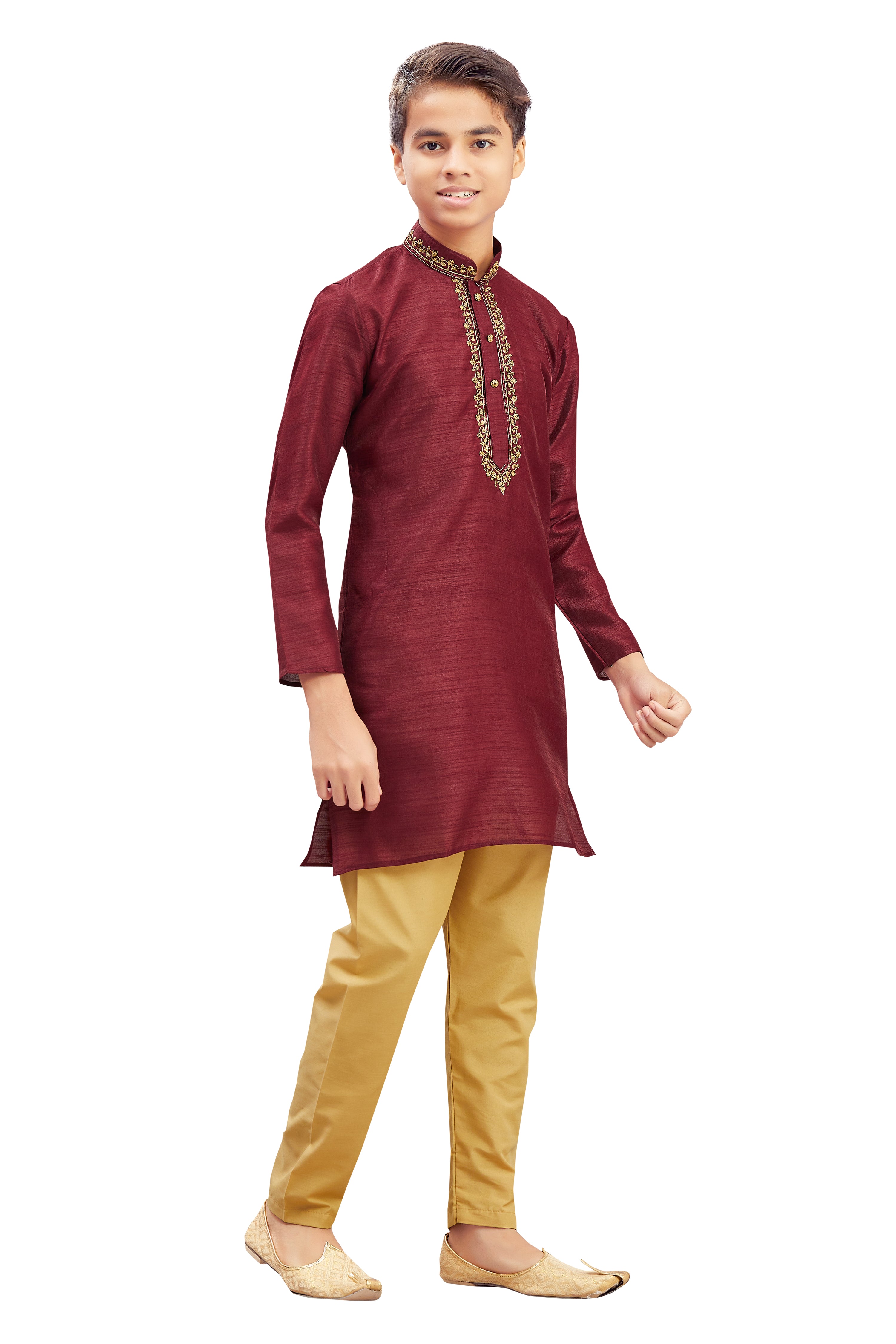 Boys Embroidered Kurta - Roop Darshan