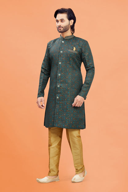 Mens Silk Kurta Set - Roop Darshan
