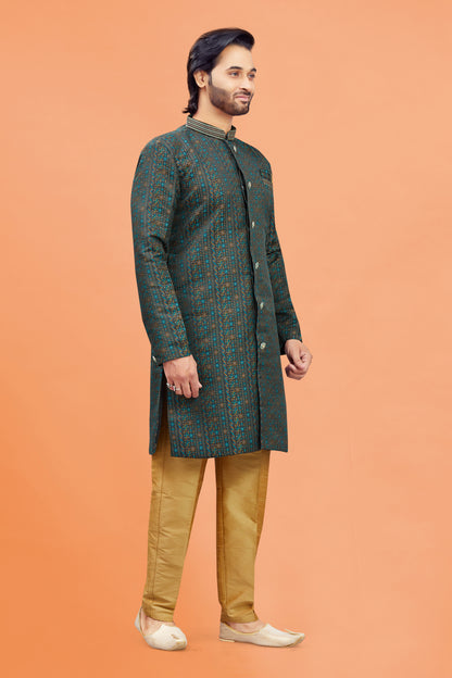 Mens Silk Kurta Set - Roop Darshan