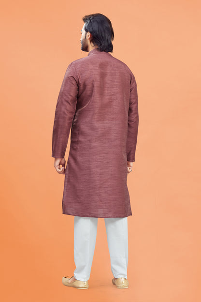 Mens Silk Kurta Set - Roop Darshan