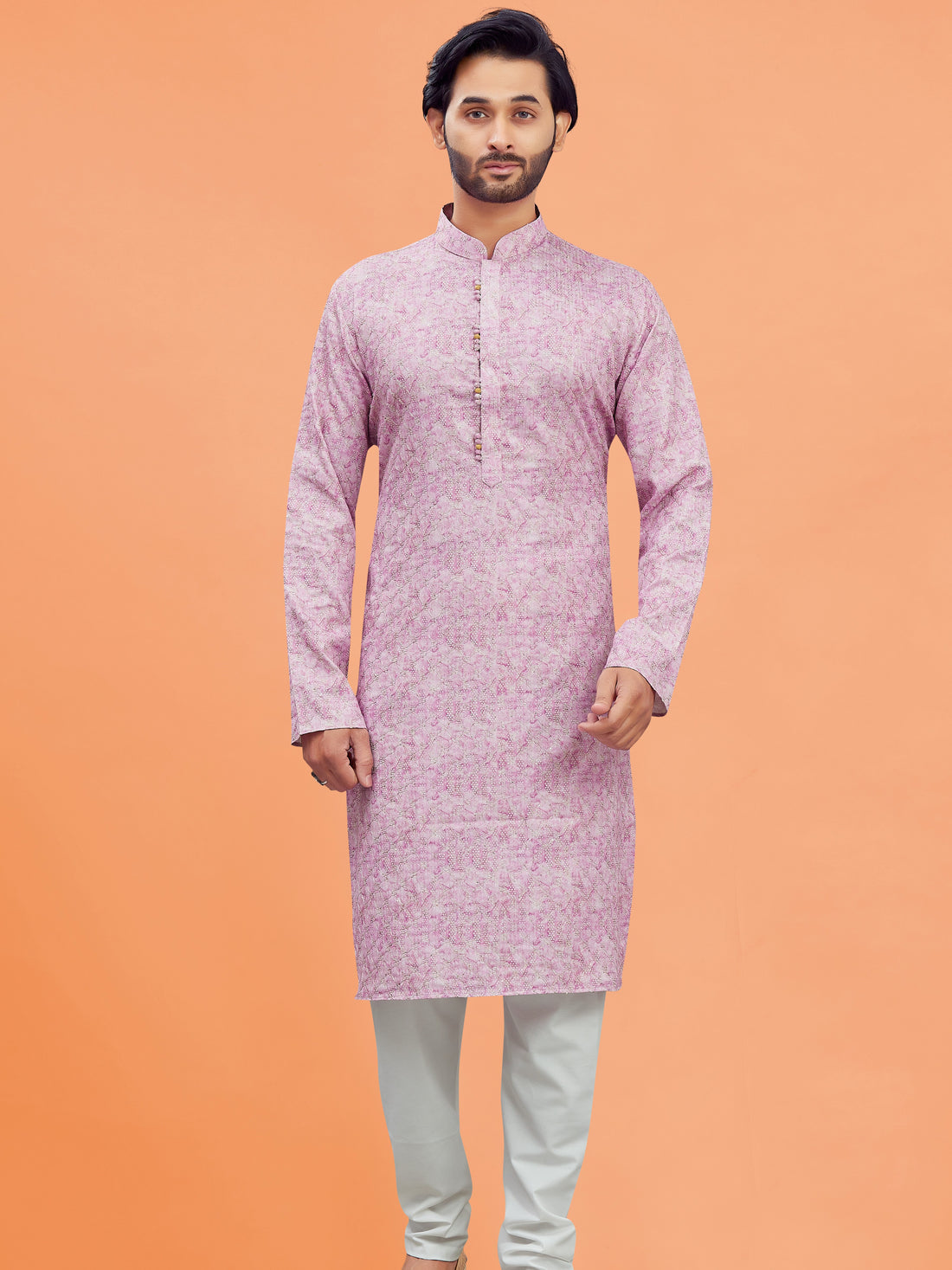 Mens Silk Kurta Set - Roop Darshan