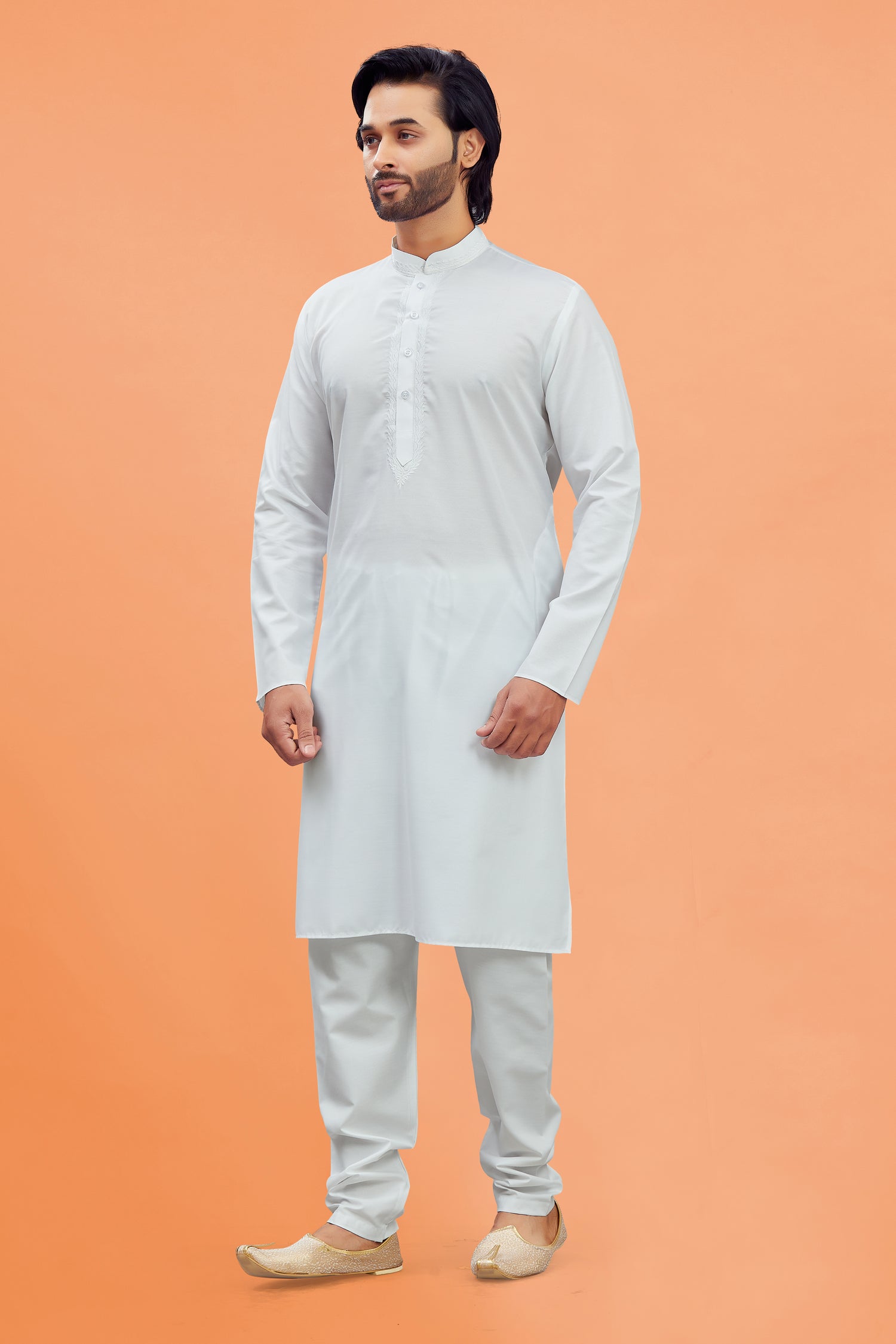 Mens Plain Kurta Set