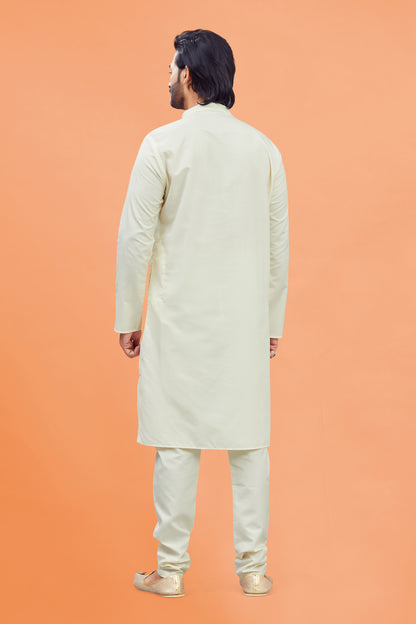 Mens Plain Kurta Set