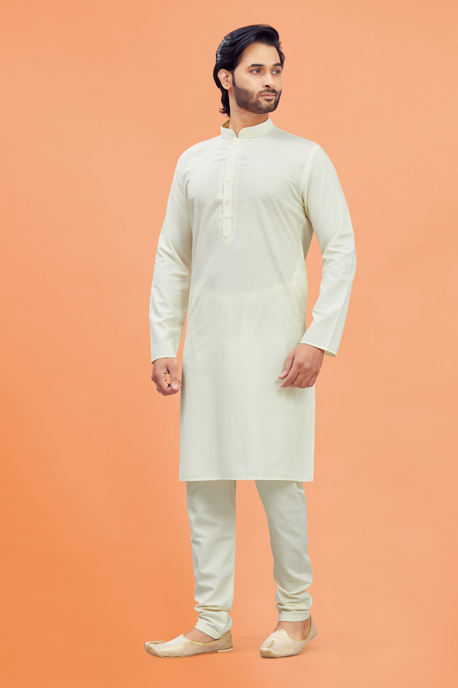 Mens Plain Kurta Set