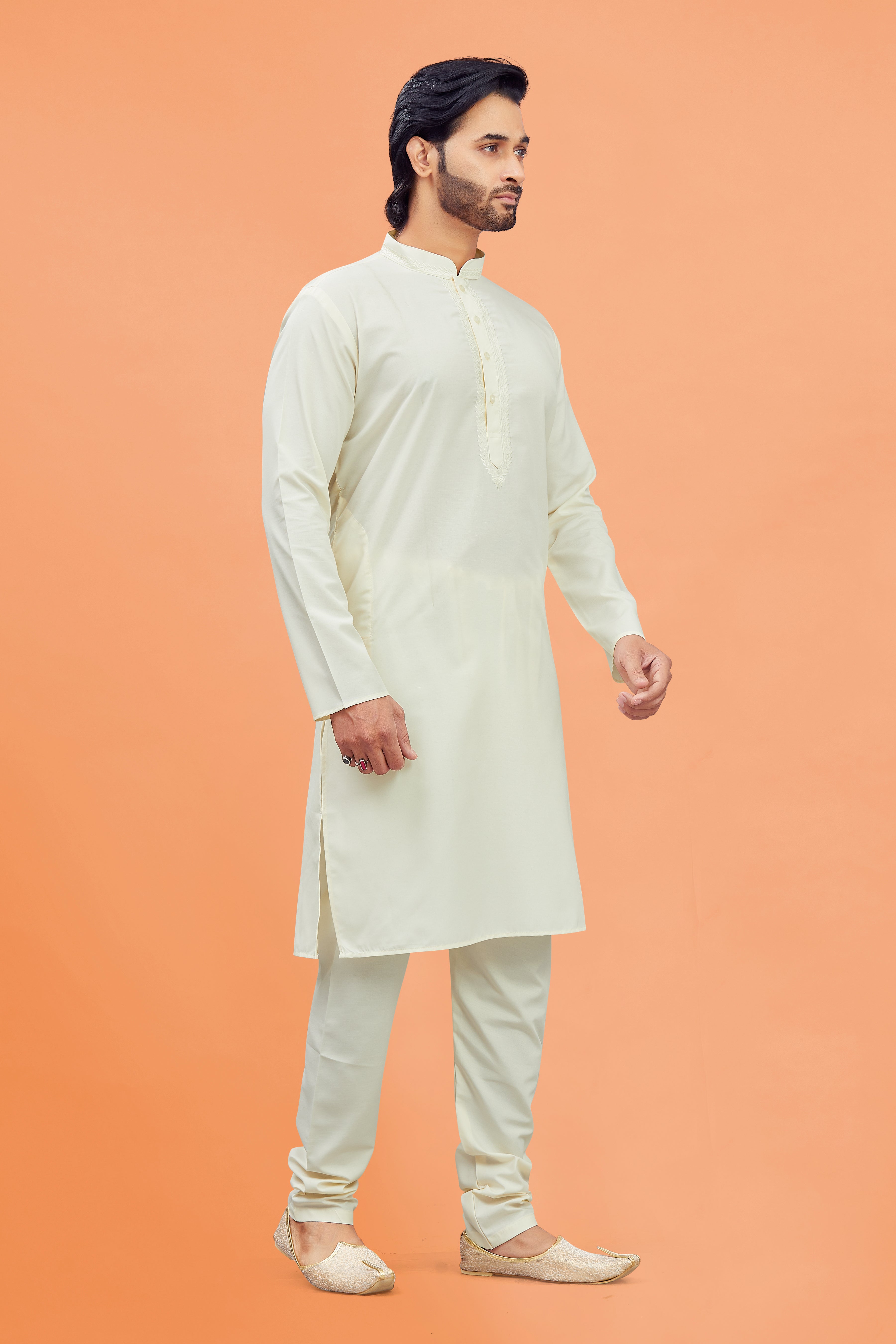 Mens Plain Kurta Set
