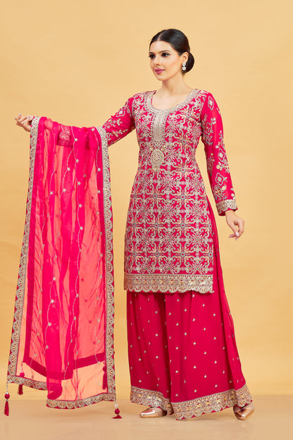 Karishma Palazzo Suit - Roop Darshan