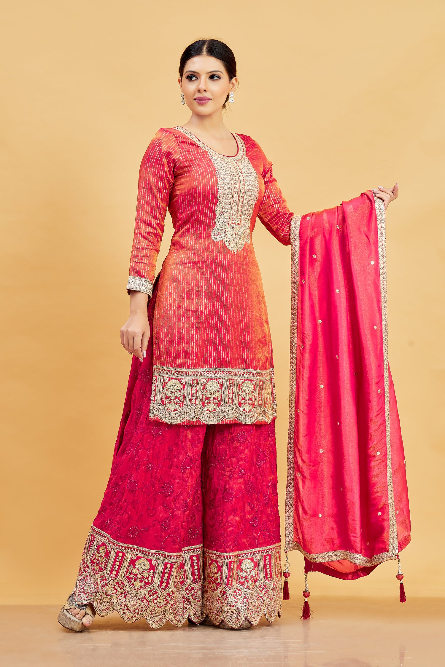 Devika Palazzo Suit - Roop Darshan