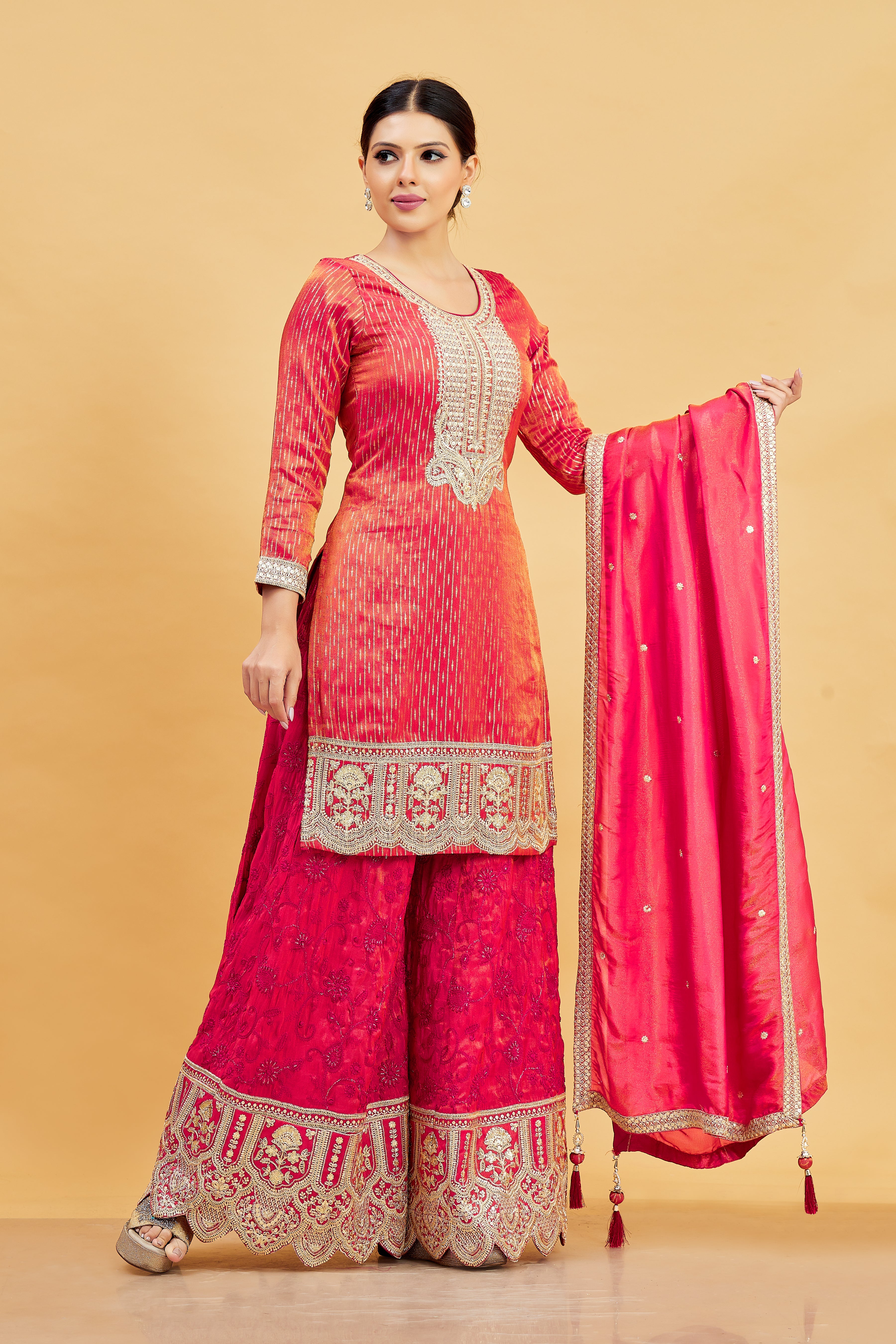 Devika Palazzo Suit - Roop Darshan