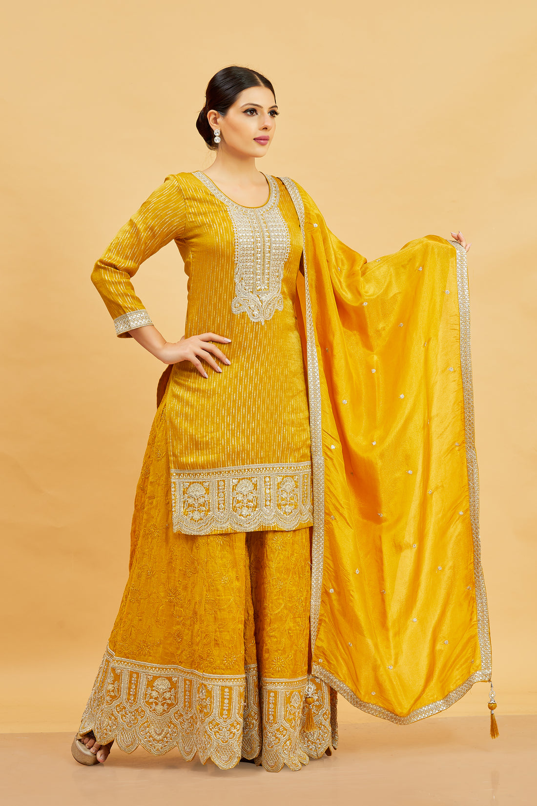 Devika Palazzo Suit - Roop Darshan