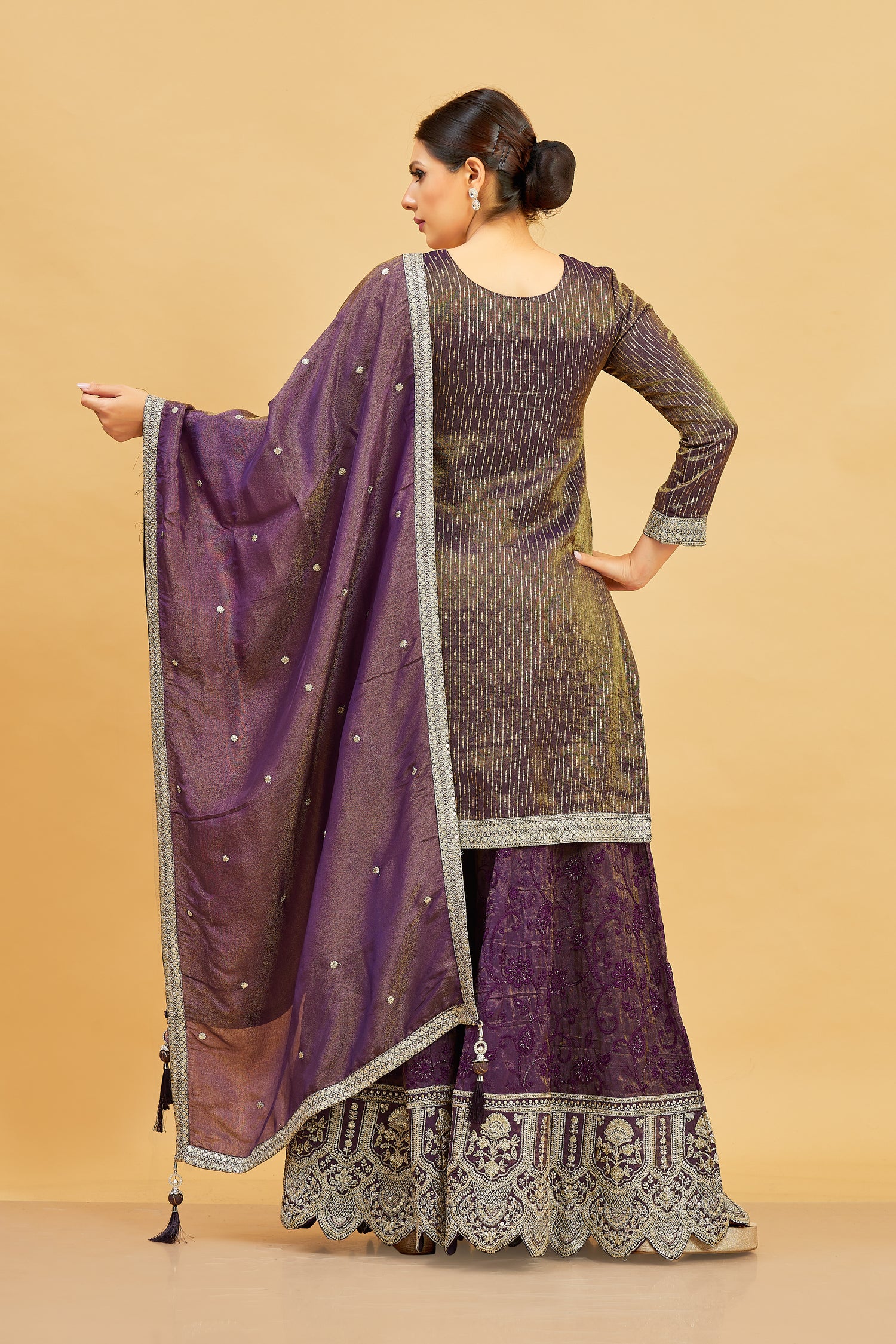 Devika Palazzo Suit - Roop Darshan