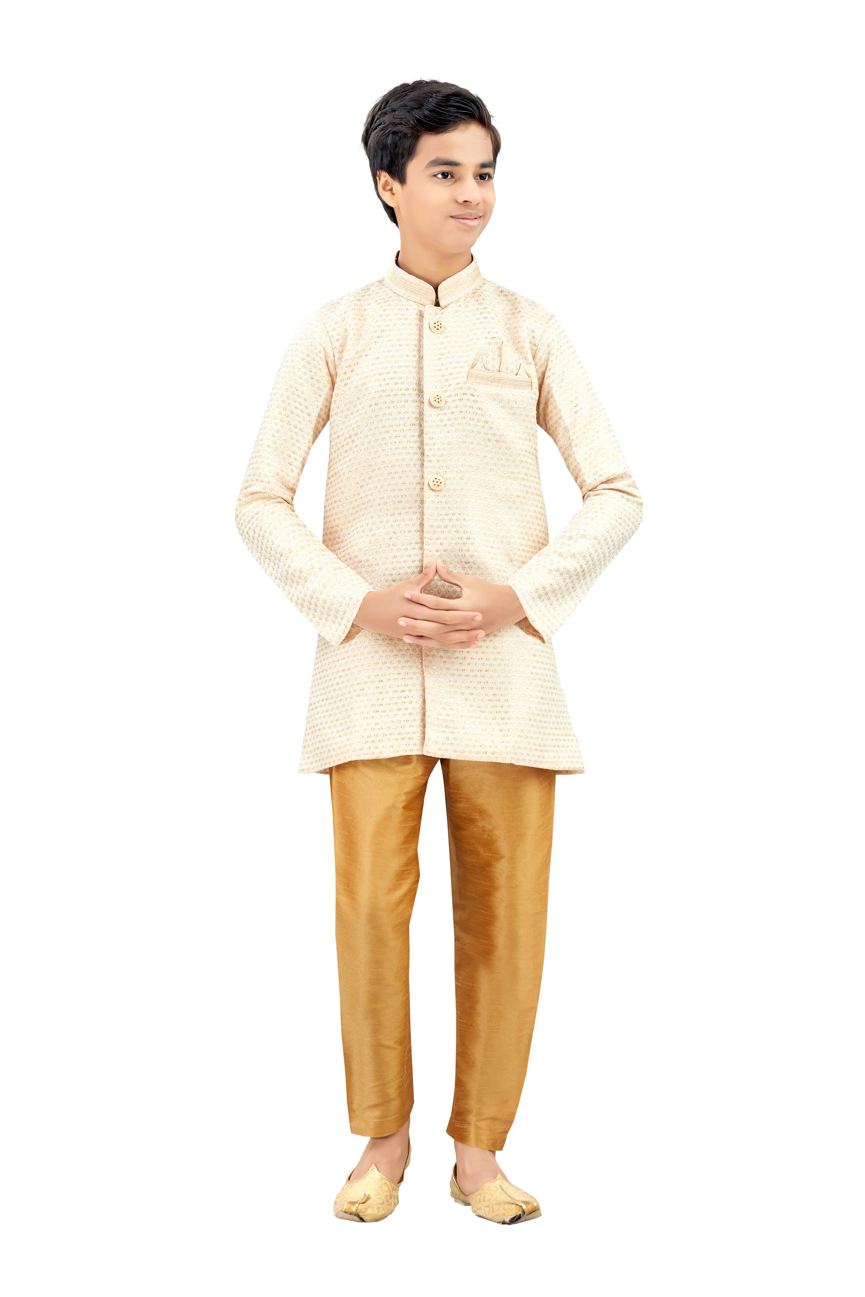 Boys Silk Kurta Set - Roop Darshan