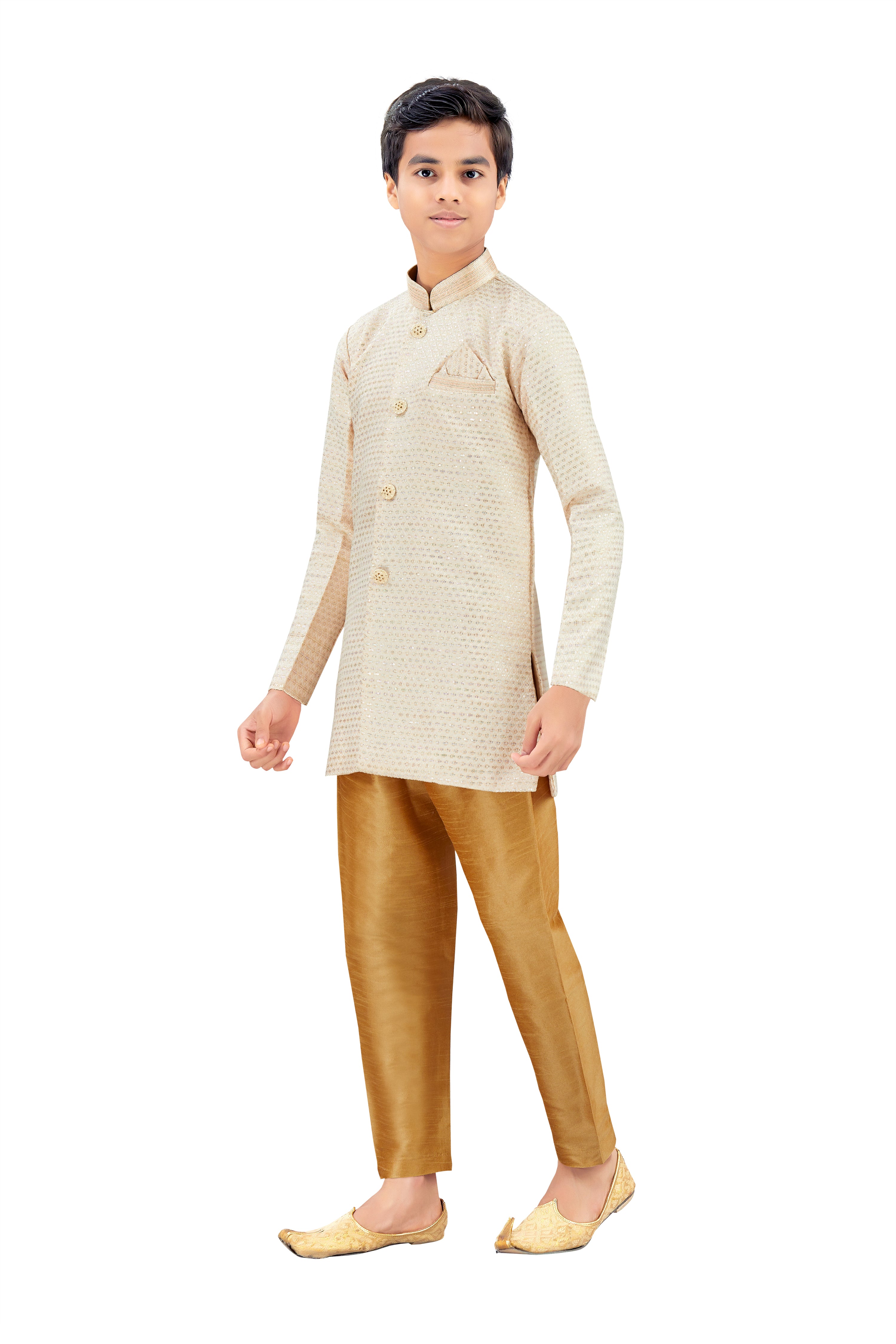 Boys Silk Kurta Set - Roop Darshan