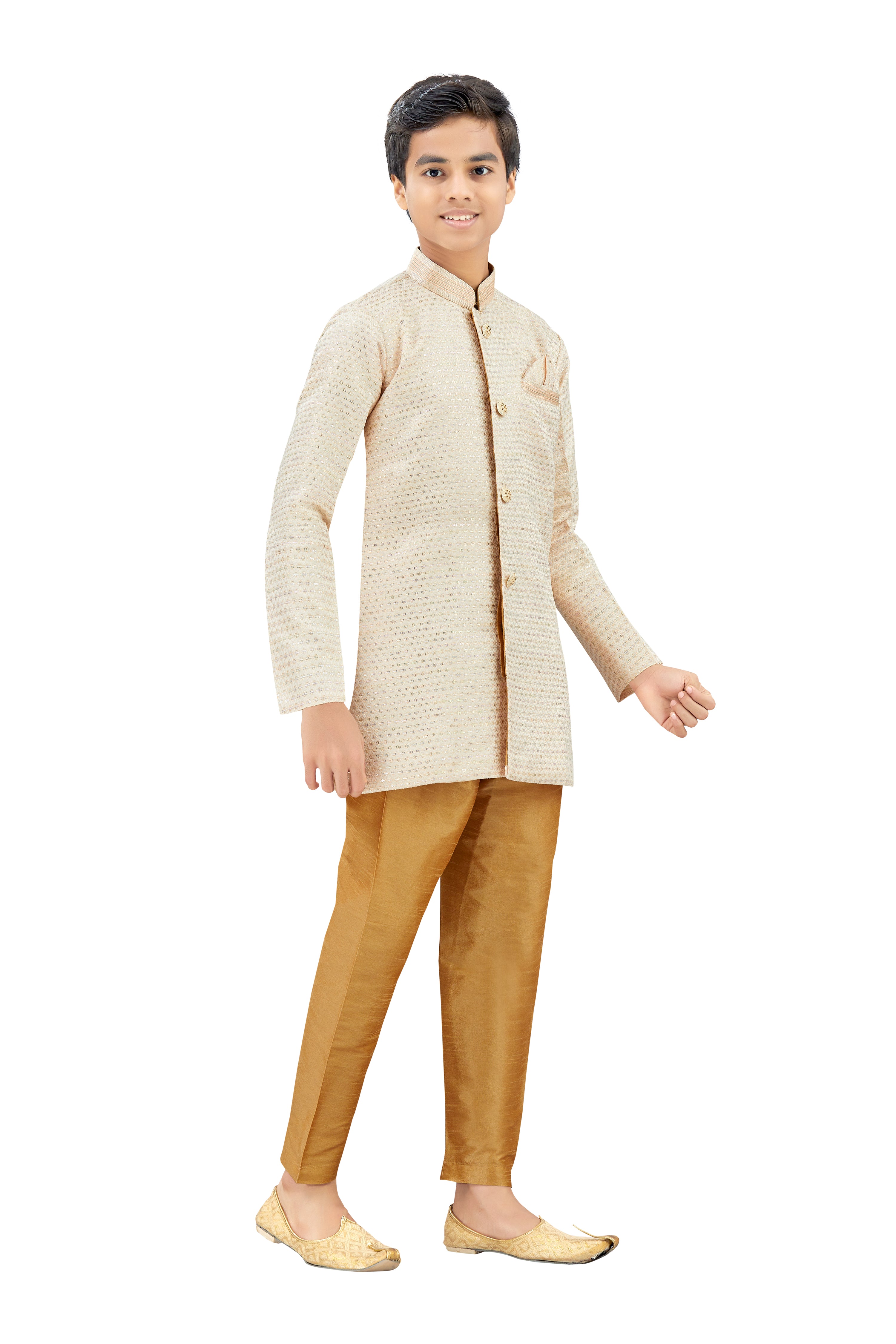Boys Silk Kurta Set - Roop Darshan