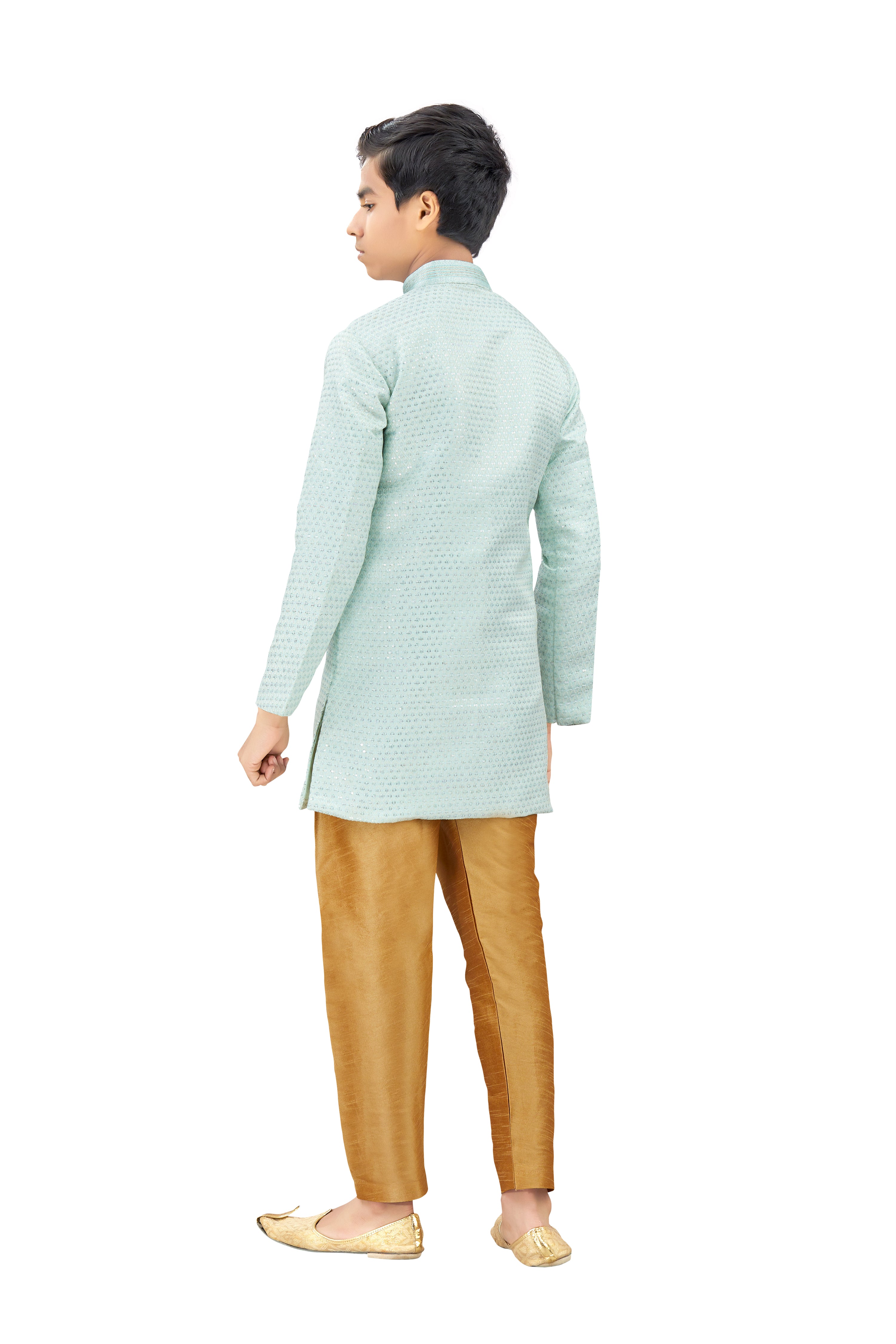 Boys Silk Kurta Set - Roop Darshan