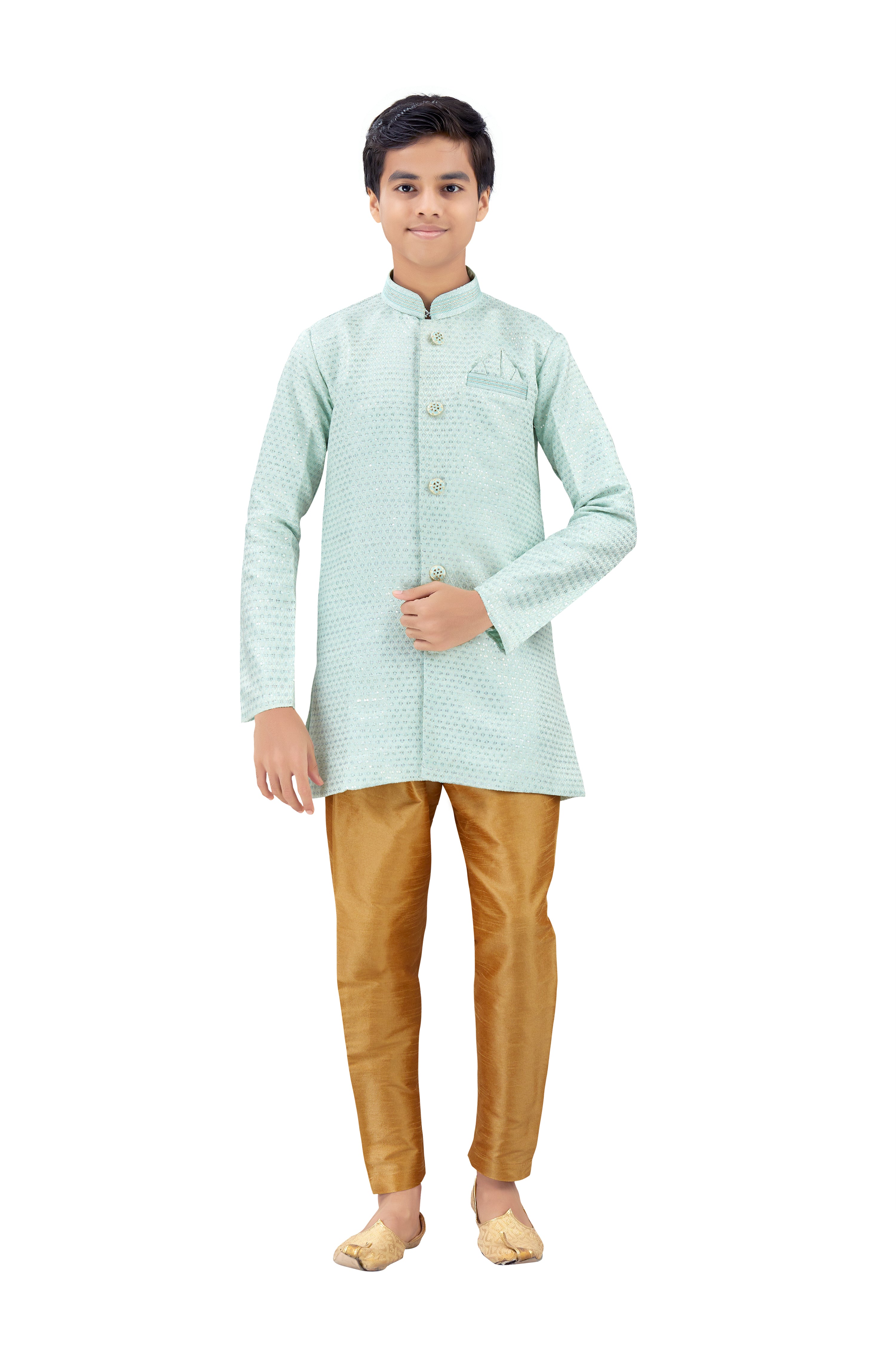 Boys Silk Kurta Set - Roop Darshan