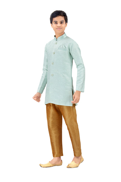 Boys Silk Kurta Set