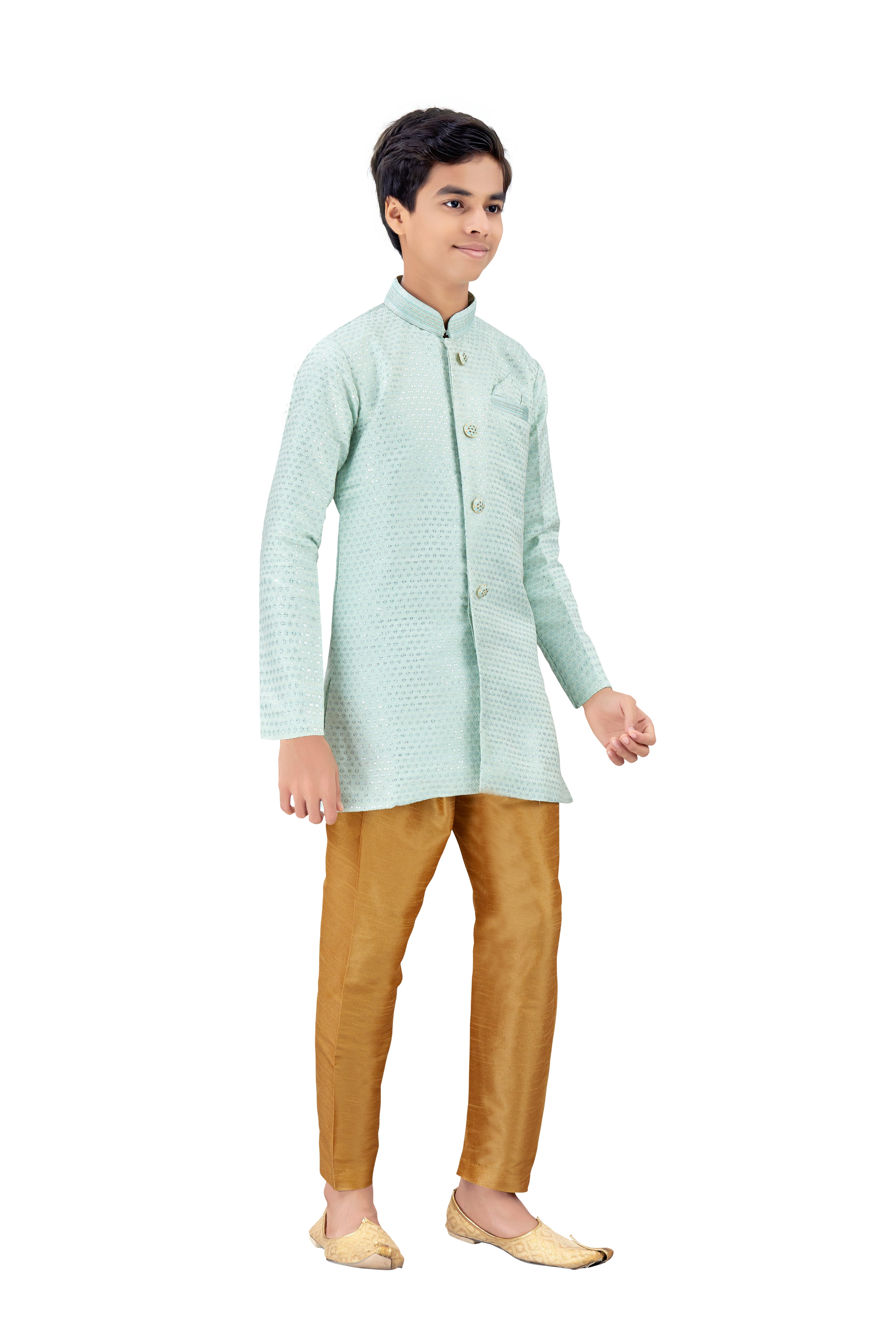 Boys Silk Kurta Set - Roop Darshan