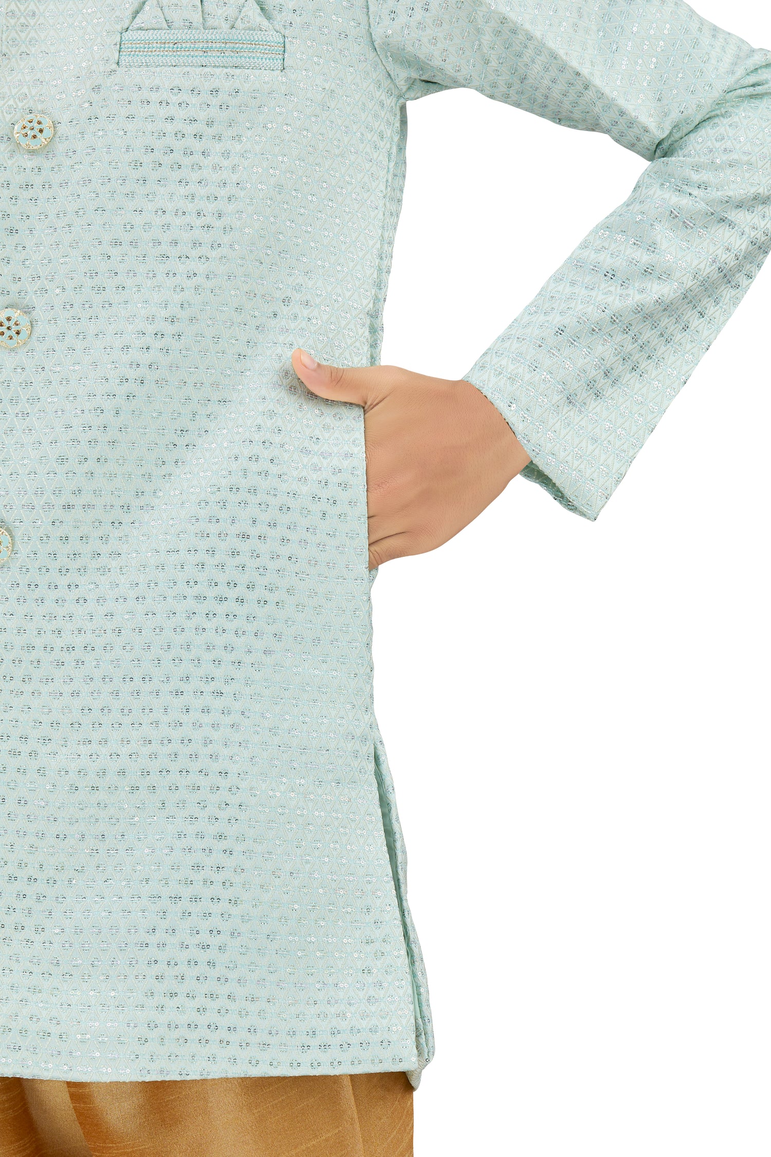 Boys Silk Kurta Set