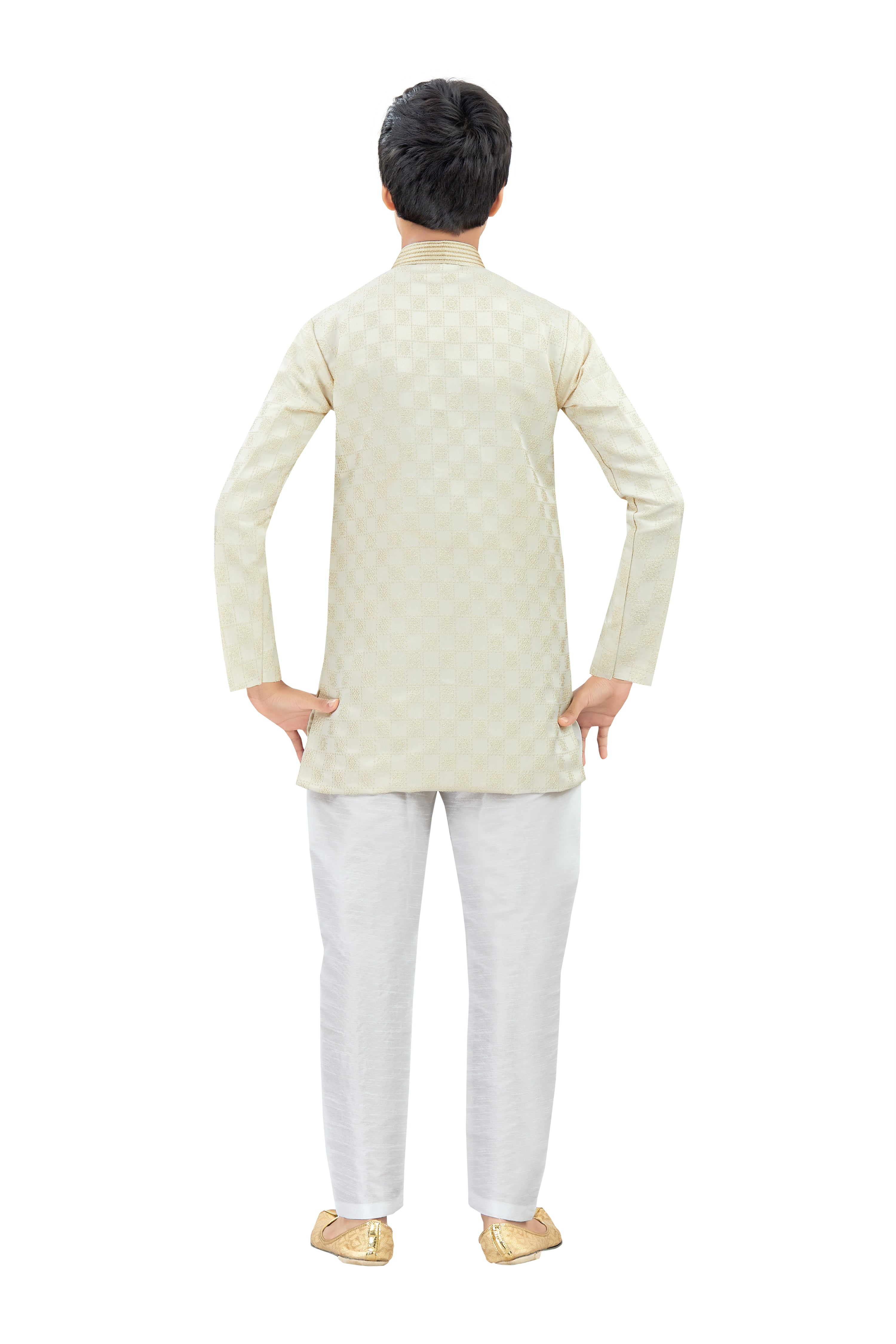 Boys Silk Kurta Set - Roop Darshan