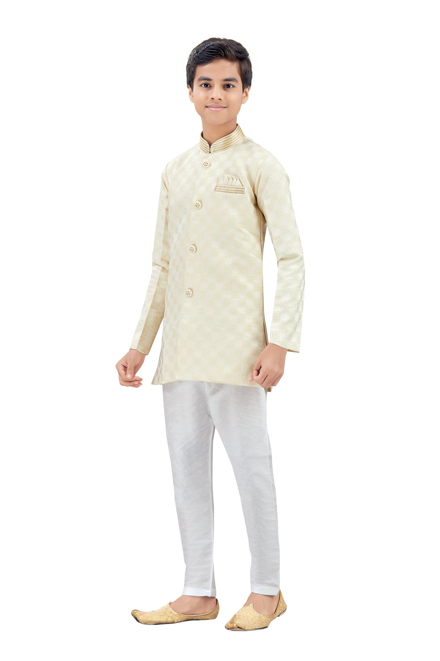 Boys Silk Kurta Set
