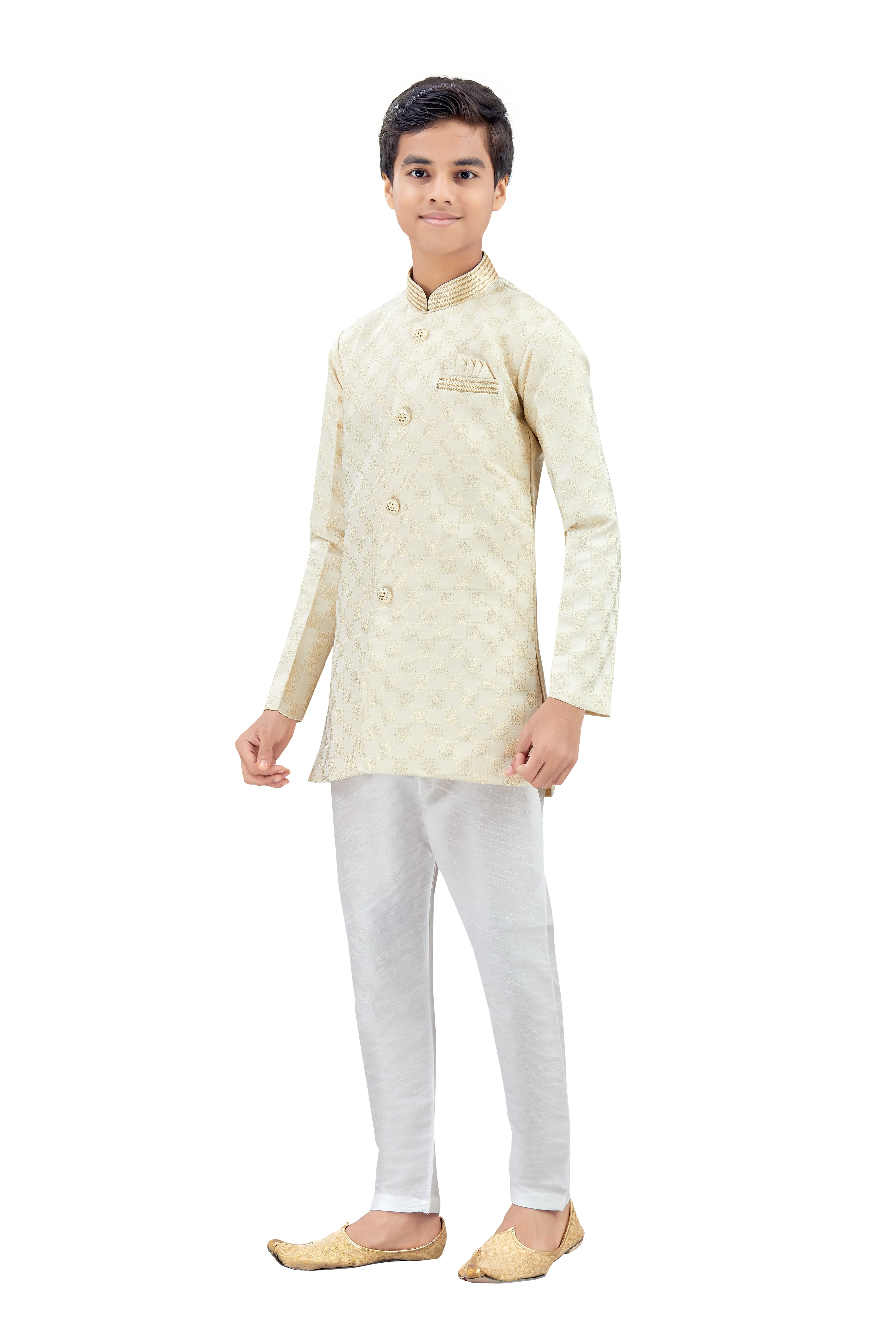 Boys Silk Kurta Set