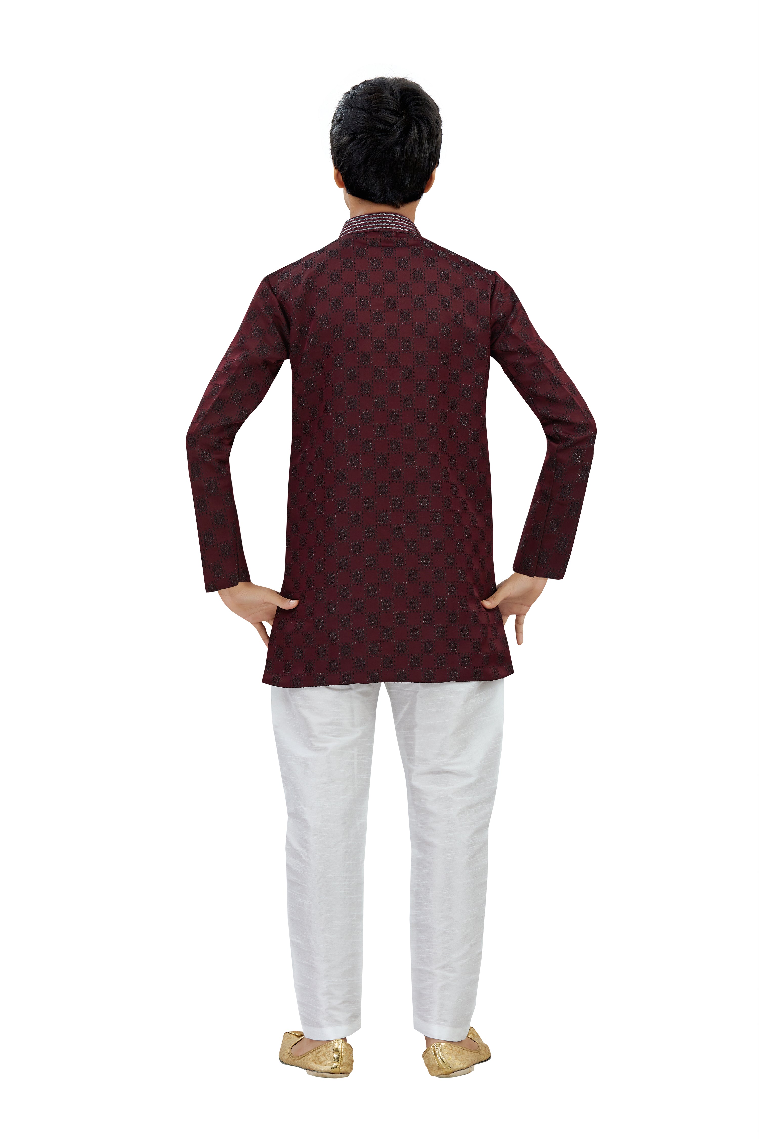 Boys Silk Kurta Set - Roop Darshan
