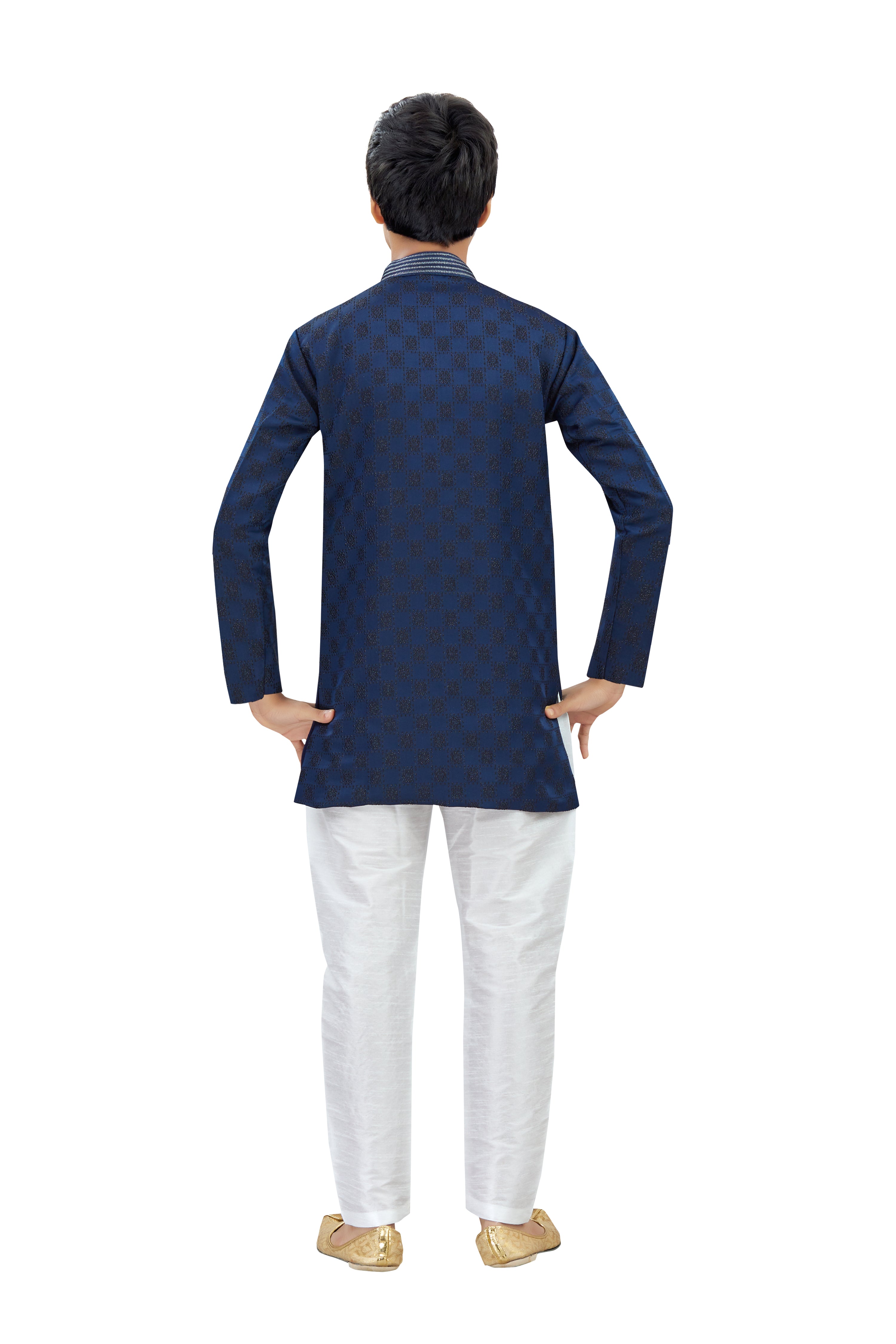 Boys Silk Kurta Set - Roop Darshan