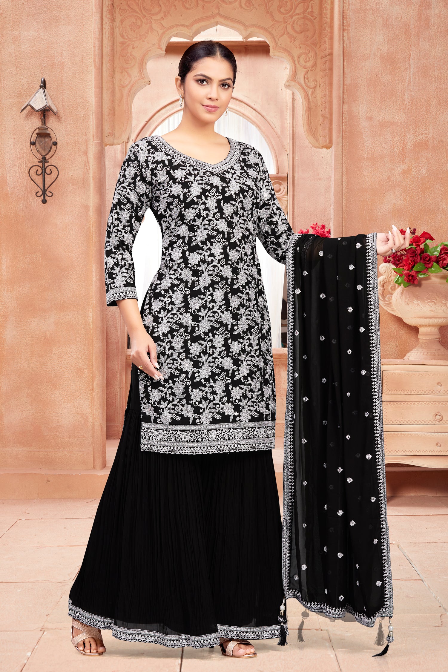 Saniya Sharara Suit - Roop Darshan