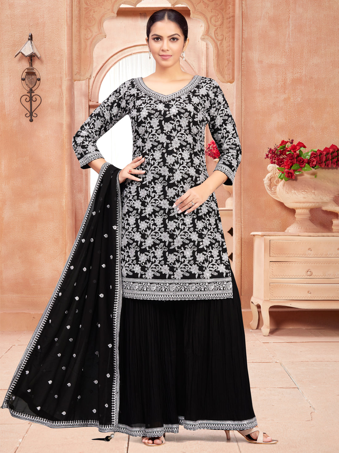 Saniya Sharara Suit - Roop Darshan