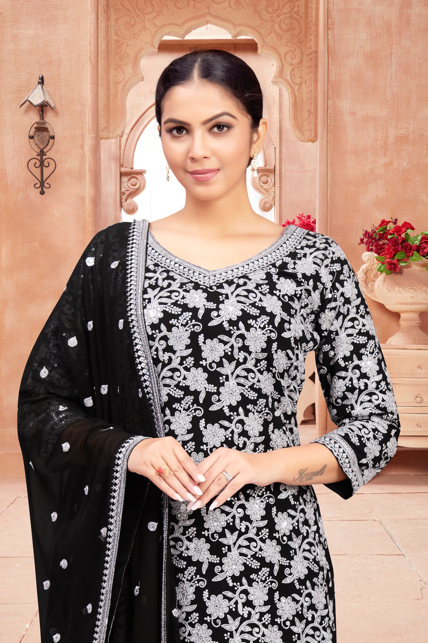 Saniya Sharara Suit - Roop Darshan