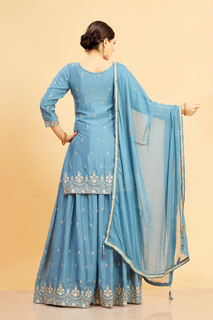 Amaya Palazzo Suit - Roop Darshan